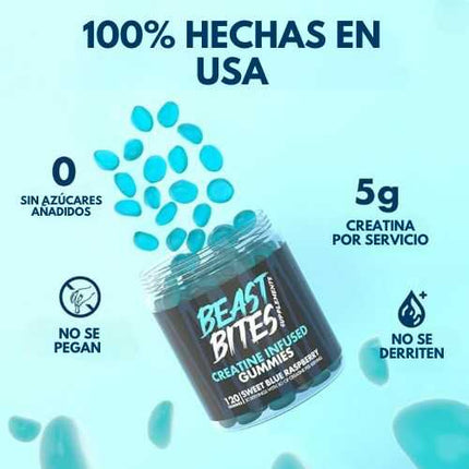 Beast Bites – Gomitas de Creatina (5 g por porción)